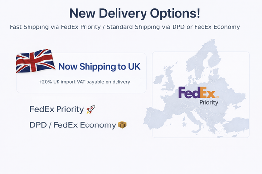 New Delivery Options Available Across Europe & UK
